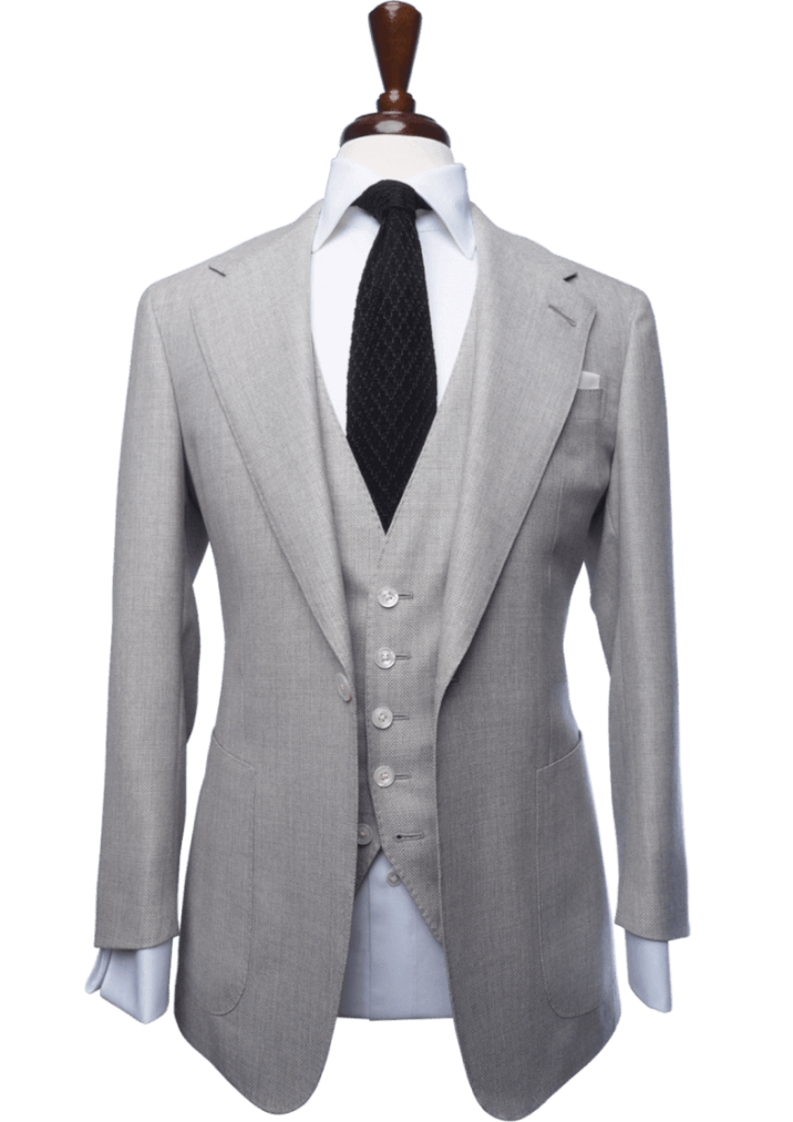 Stone Grey Mesh Suit