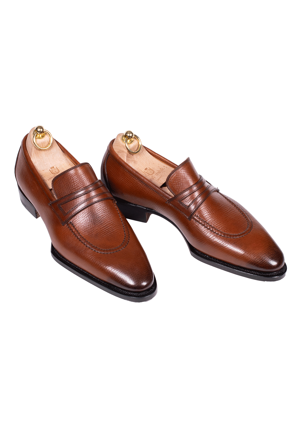 Walnut Penny Loafer with Apron Stitch