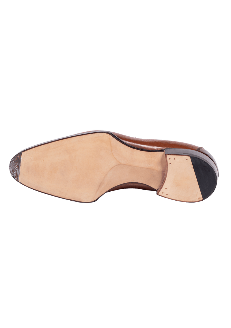 Walnut Penny Loafer with Apron Stitch