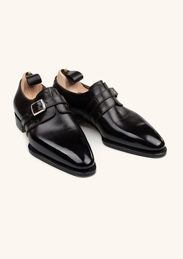 Dark Brown Single Monk Strap