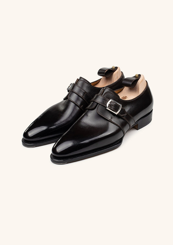 Dark Brown Single Monk Strap
