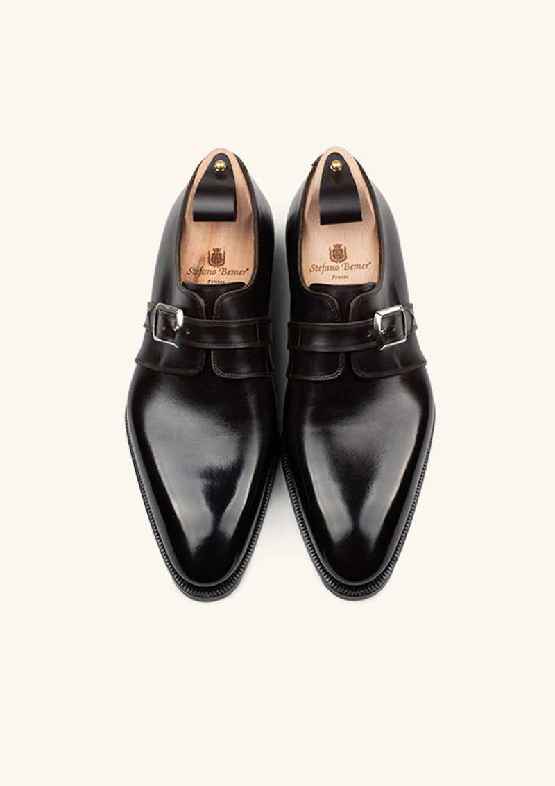 Dark Brown Single Monk Strap