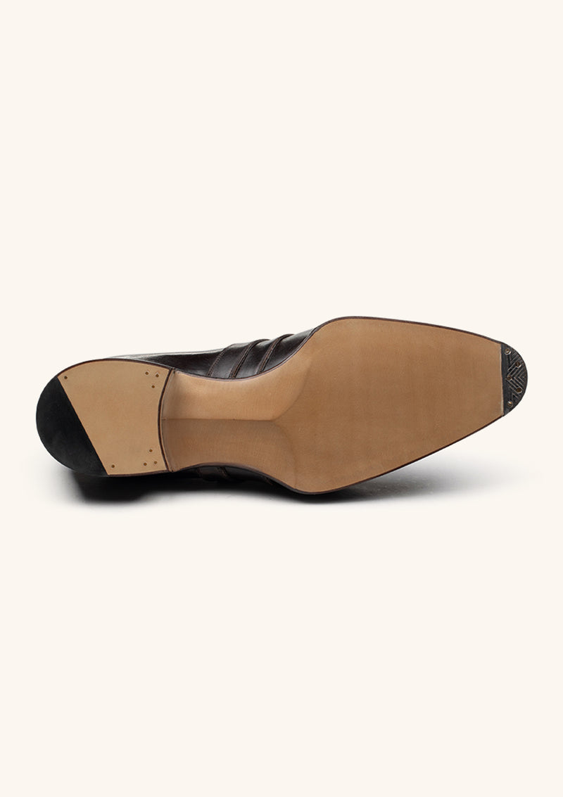 Dark Brown Single Monk Strap