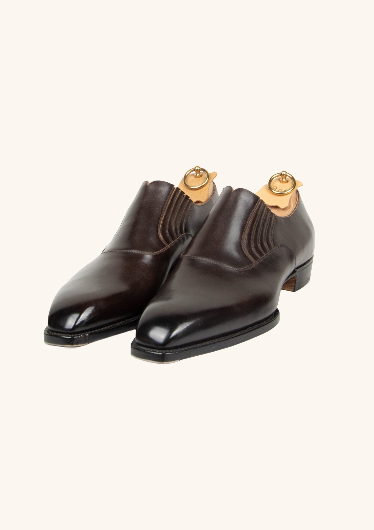 Brown Sidelace Oxford Shoes