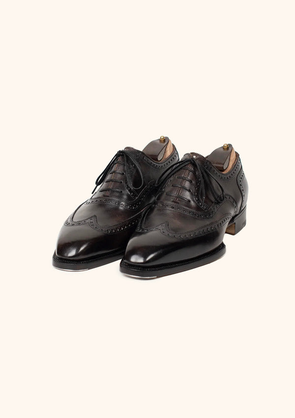 Museum Steel Wingtip Full Brogue Oxfords