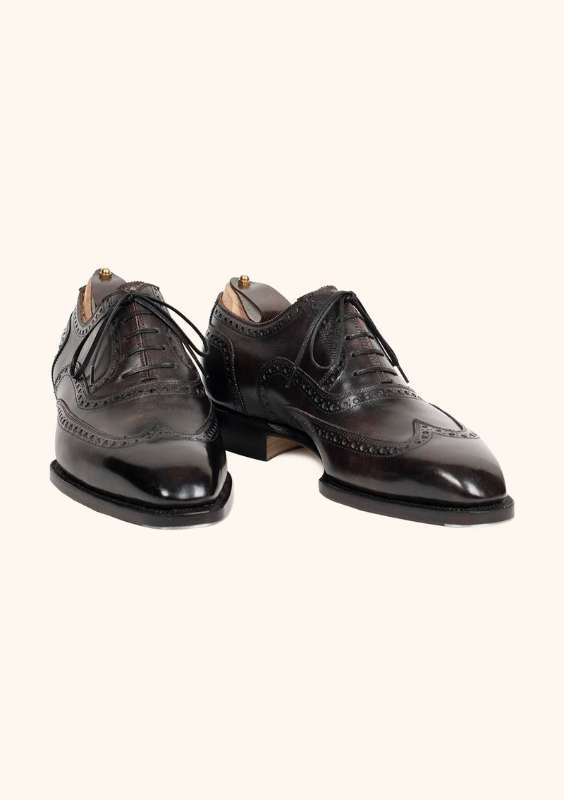 Museum Steel Wingtip Full Brogue Oxfords - Main Image