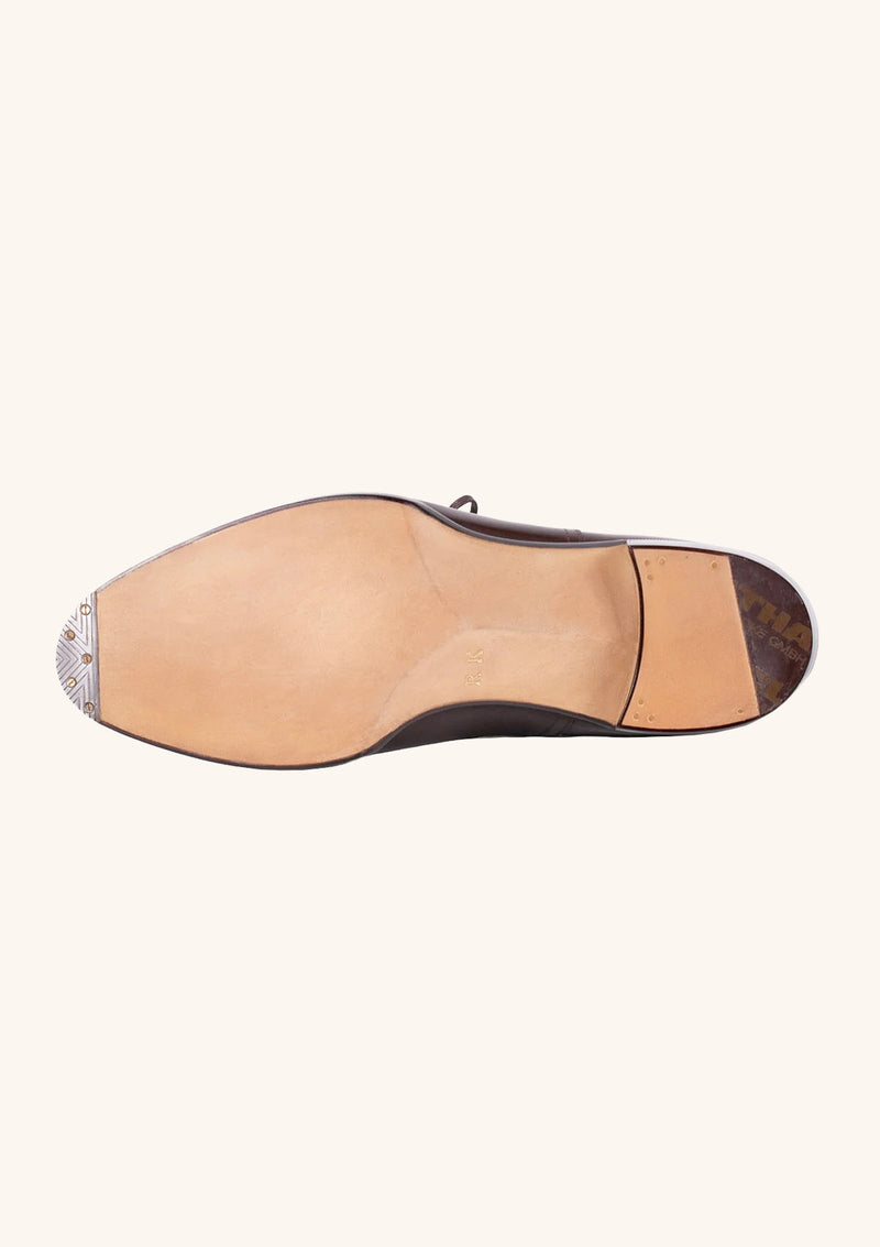 Brogued Captoe Dark Brown Oxfords