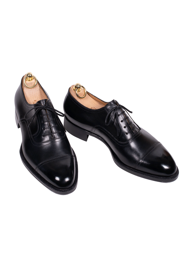 Black Captoe Oxfords