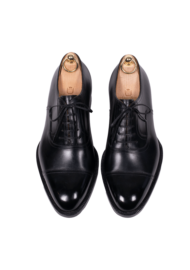 Black Captoe Oxfords