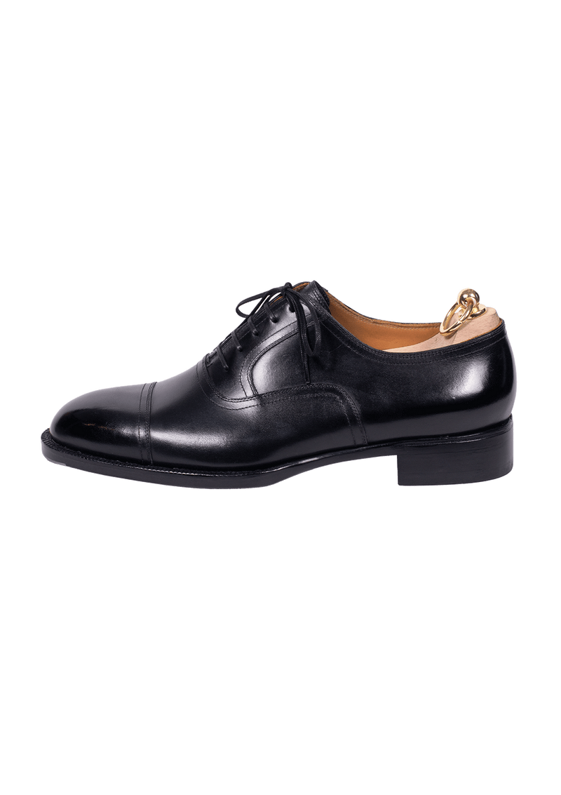 Black Captoe Oxfords