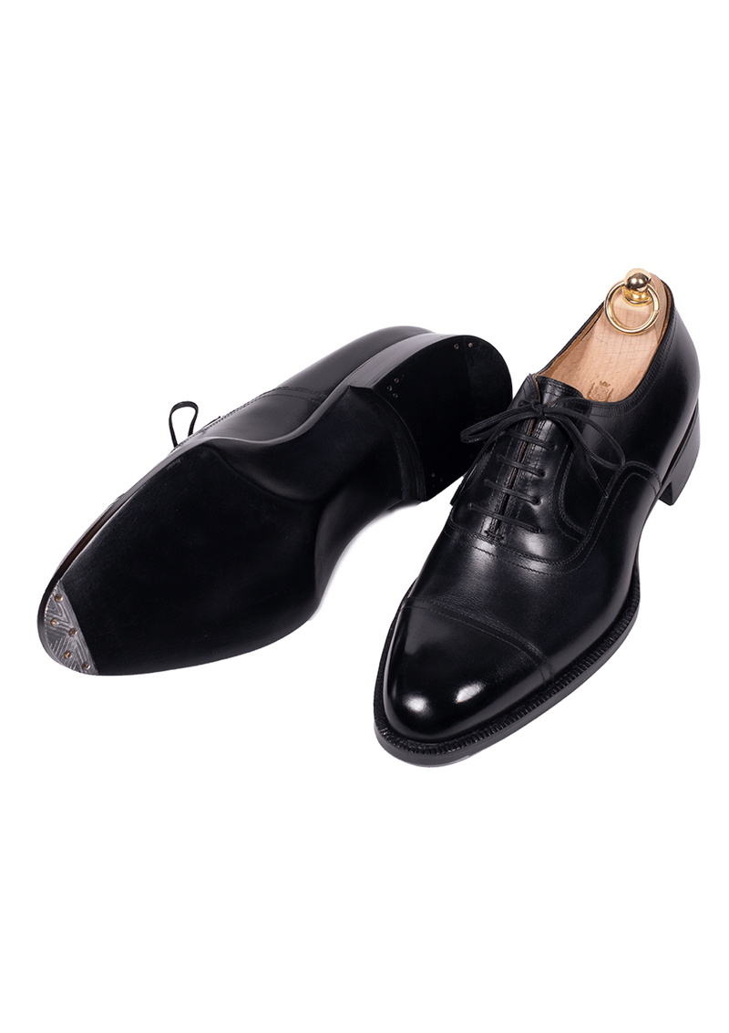 Black Captoe Oxfords