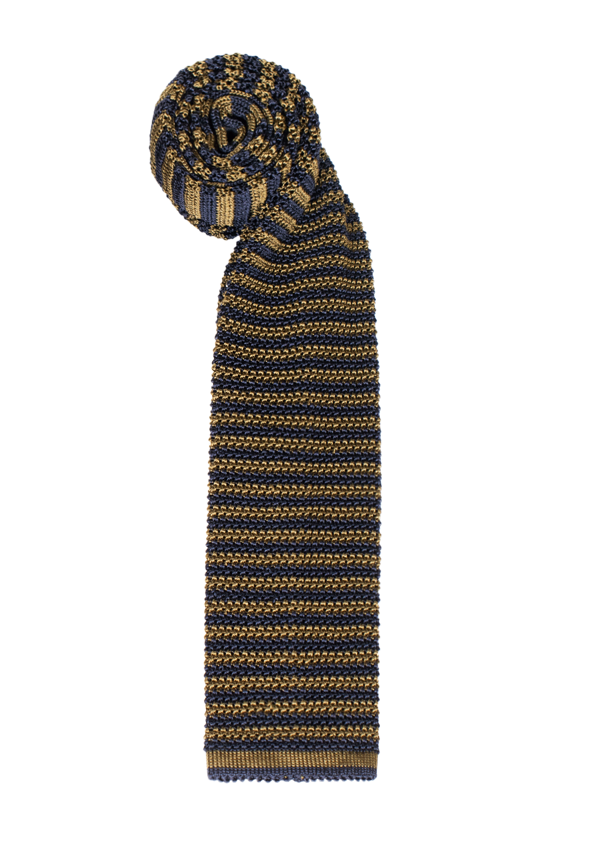 Yellow & Blue Micro Stripe Silk Tie