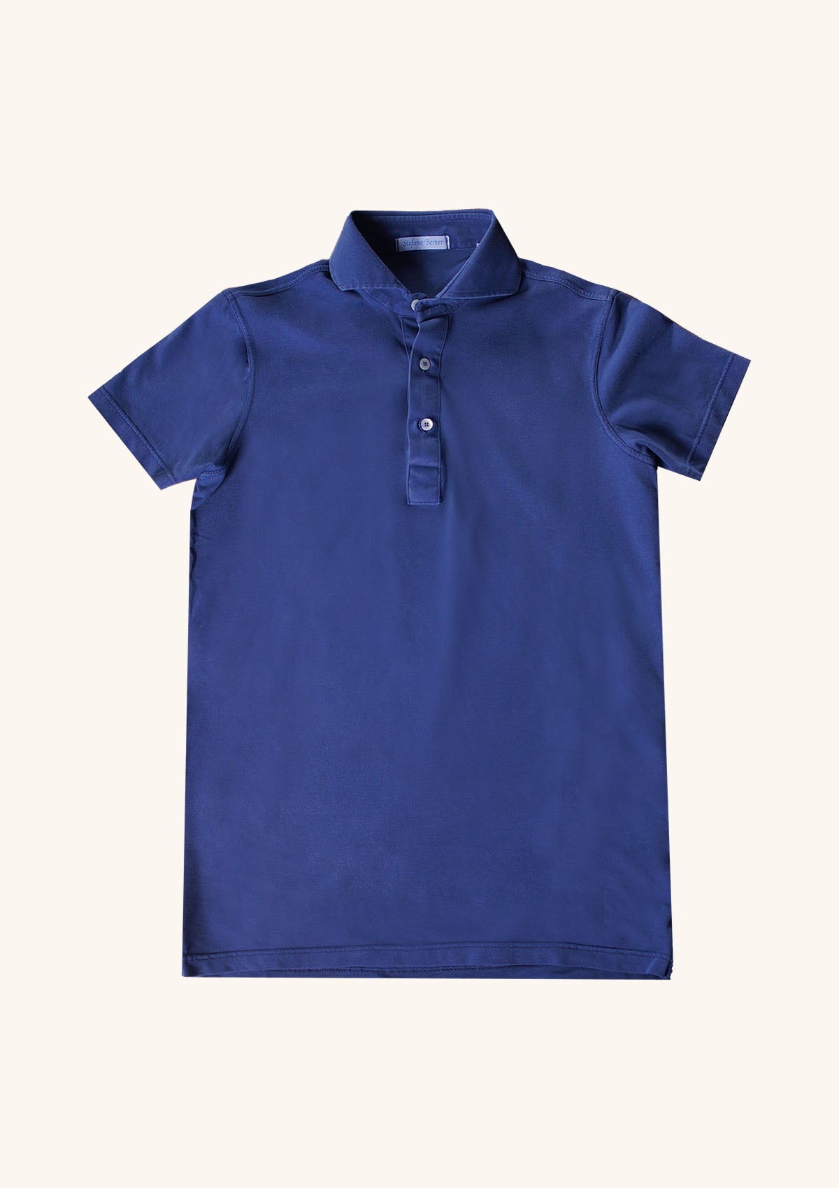 Blue Short Sleeved Polo Shirt