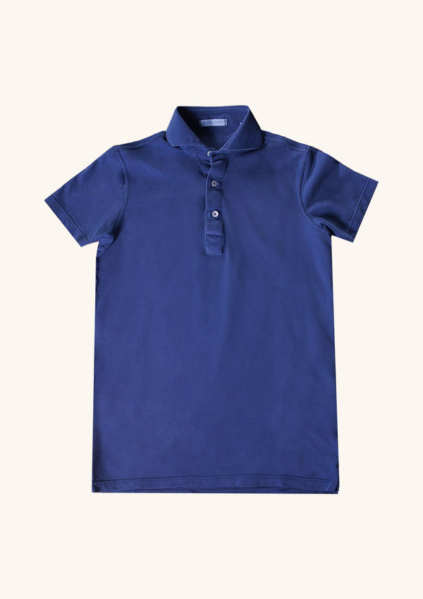 Blue Short Sleeved Polo Shirt
