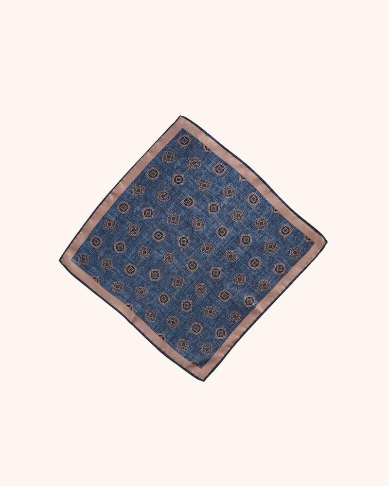 Geometric Print Pocket Square