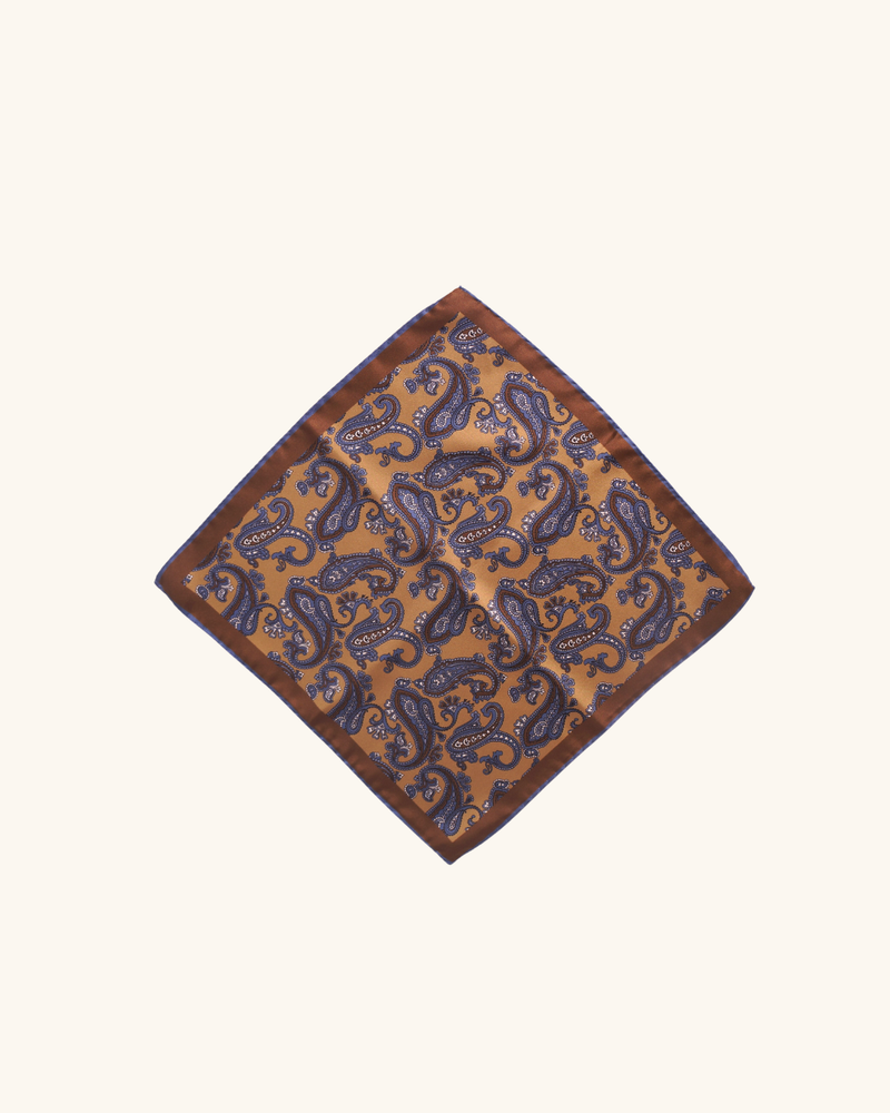 Paisley Print Pocket Square