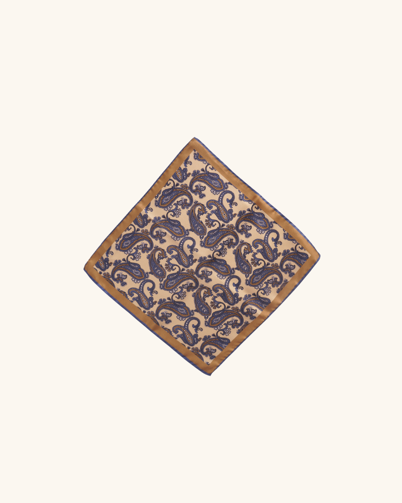 Paisley Print Pocket Square