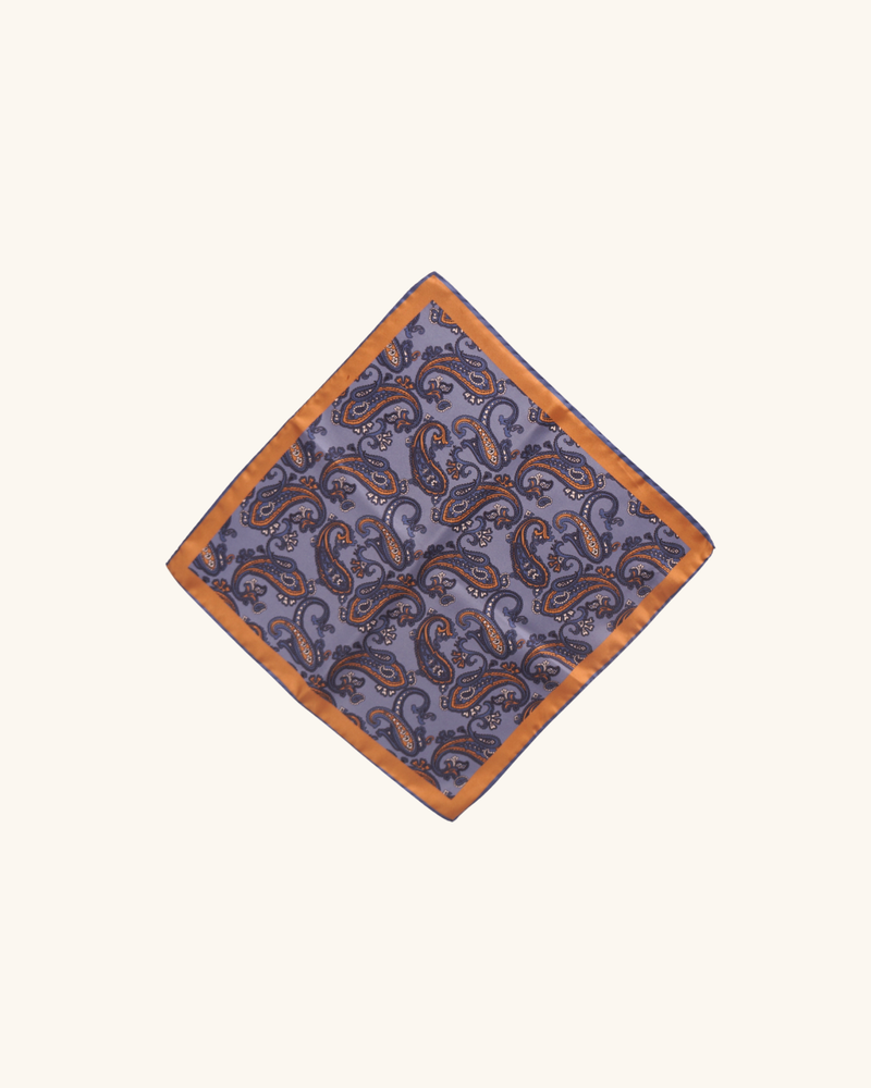 Paisley Print Pocket Square