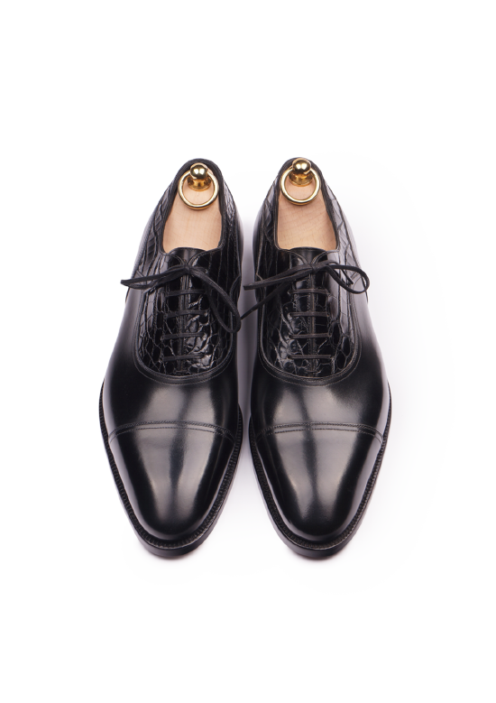 Cap toe balmoral black hotsell