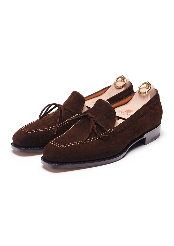 Chocolate Brown Bow-Tie Loafers