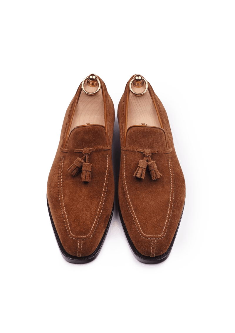 Tassel Leather Brown Loafers – BRABION