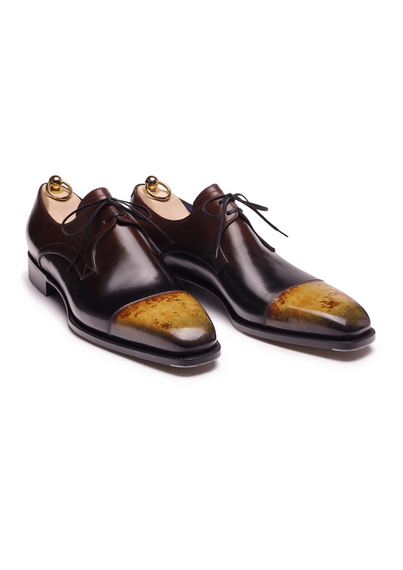 Brown Two Eyelet Derby
