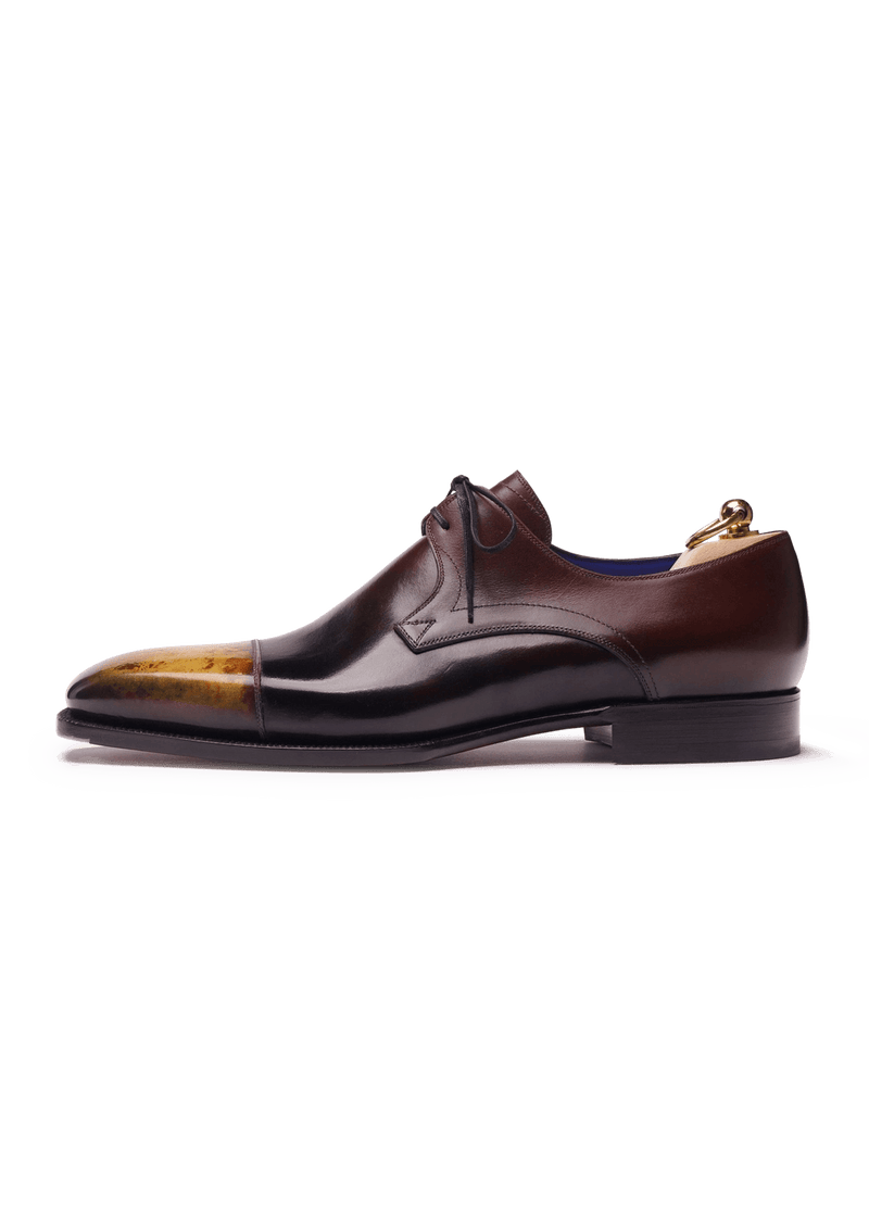 Brown Two Eyelet Derby