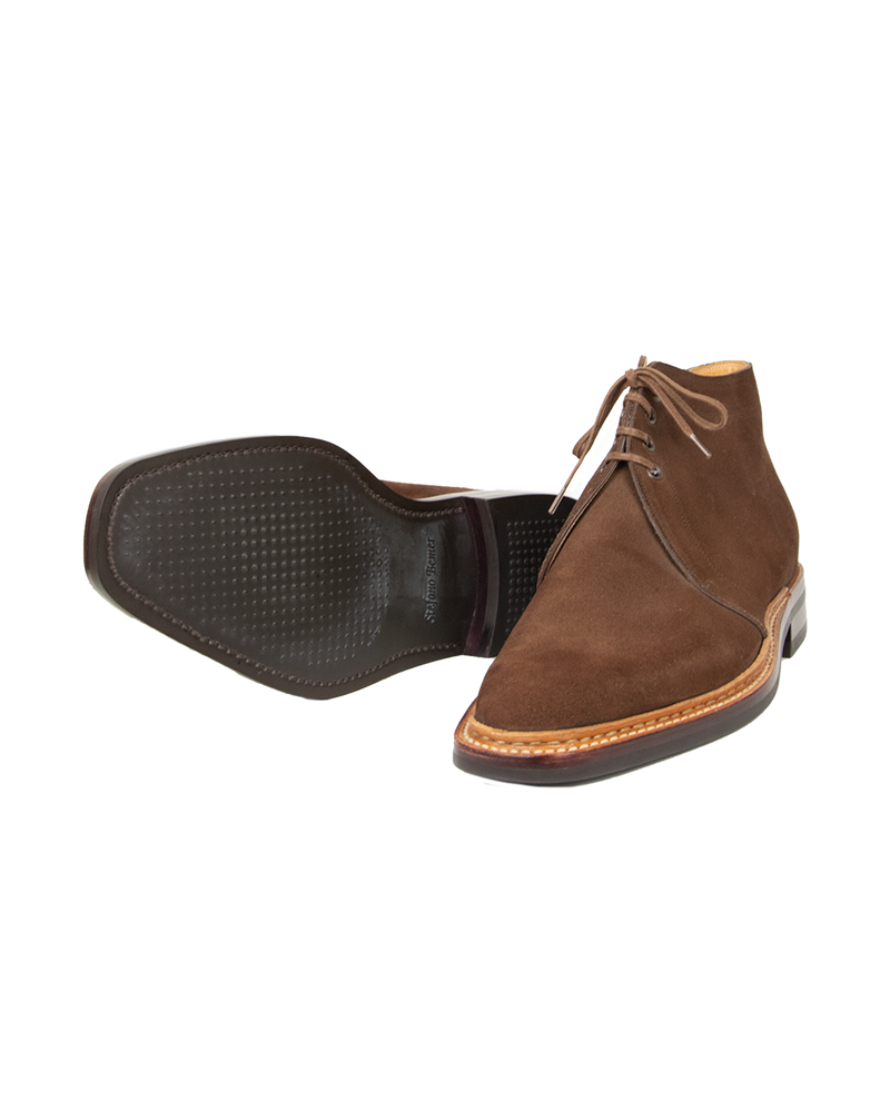 Chocolate Brown Suede Chukka Boots