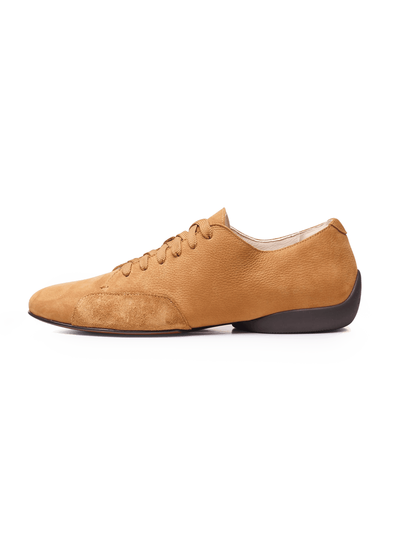Tan Driving Derby Shoes