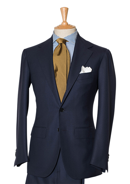 Men's Blue Wool Suit