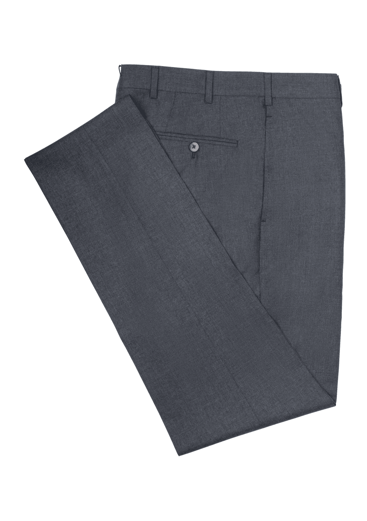 Grey Light Wool Men's Trousers