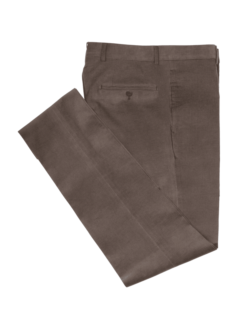 Brown Men's Light Velvet Trousers
