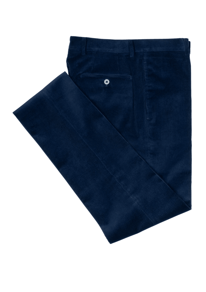 Blue Men's Velvet Trousers