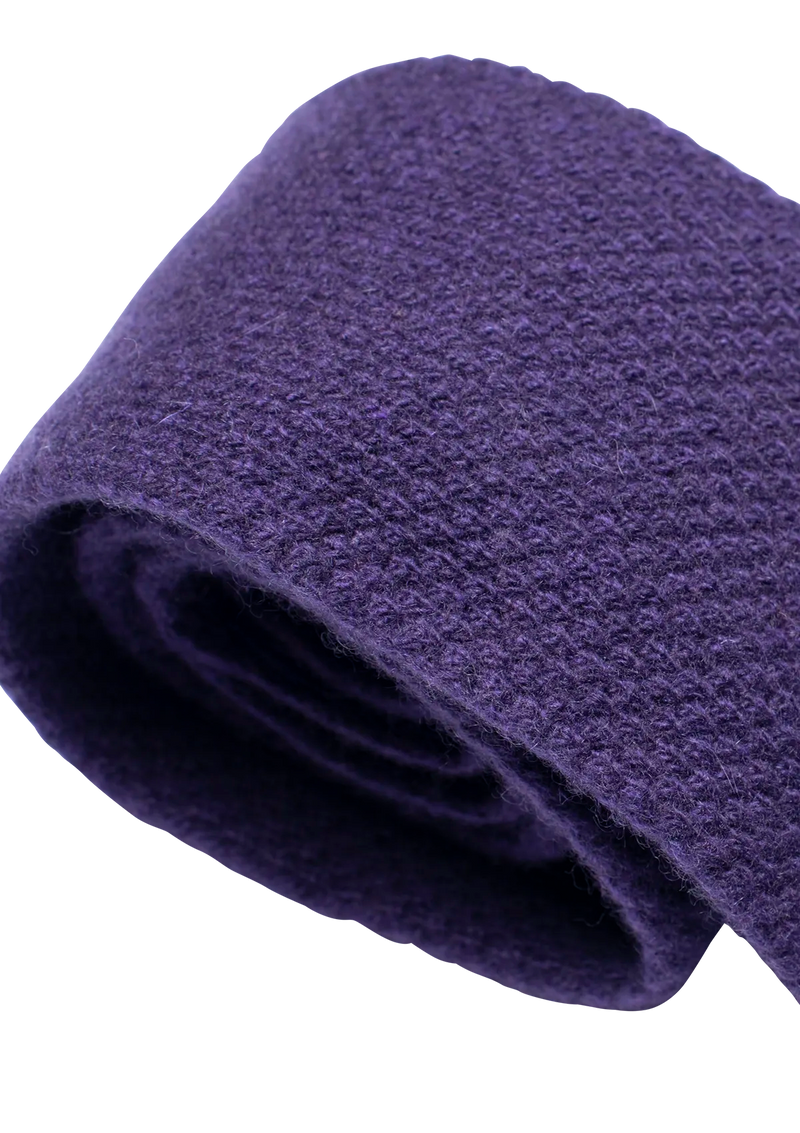 Purple Wool Maglia Tie