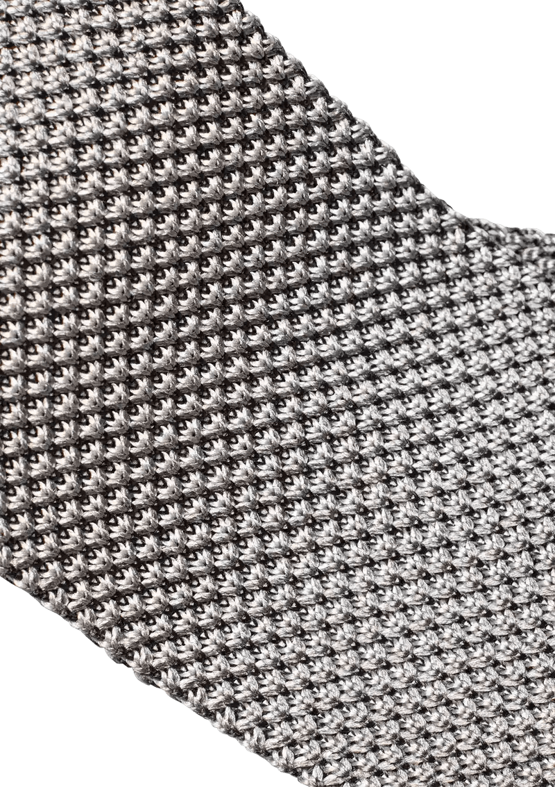 Silver Palette Silk Maglia Tie, Pattern 02