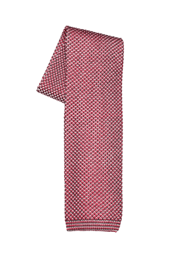 Red Silk Maglia Tie, P05
