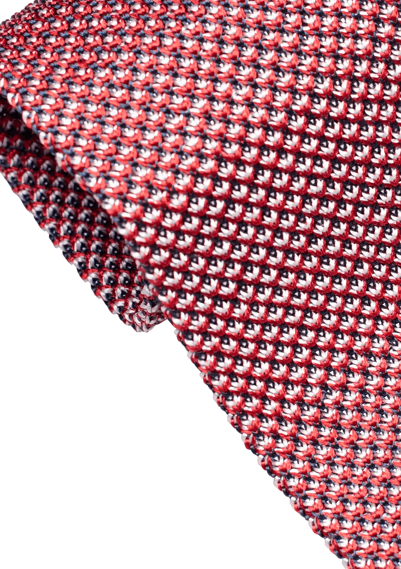 Red Silk Maglia Tie, P05