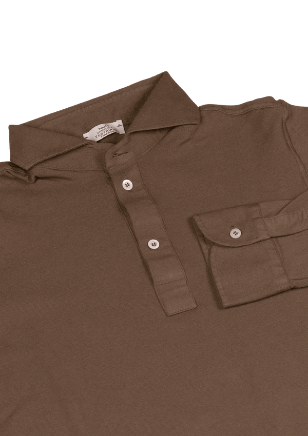Sabbia Stone Washed Cotton Polo Shirt