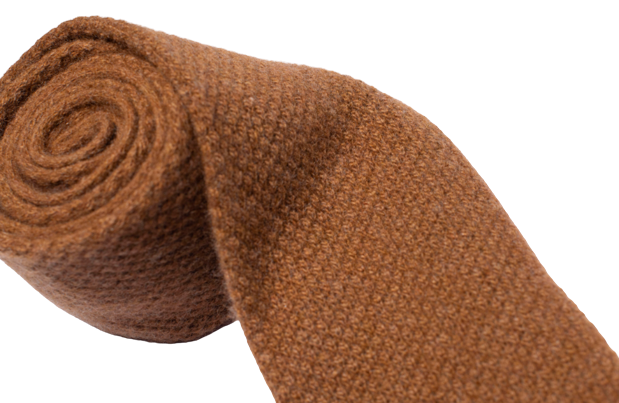 Cinnamon Wool Maglia Tie