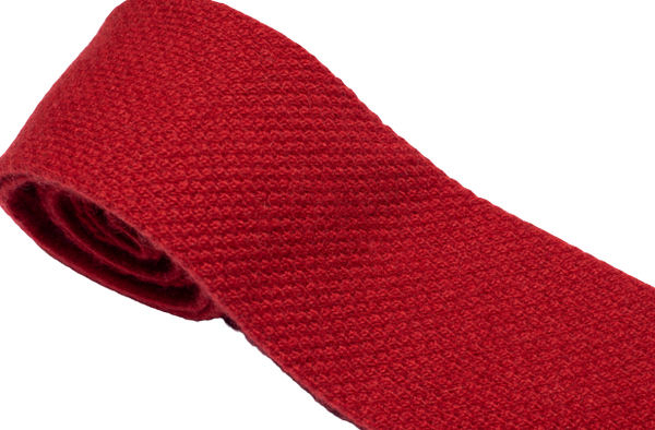 Ruby Red Wool Maglia Tie
