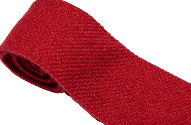 Ruby Red Wool Maglia Tie