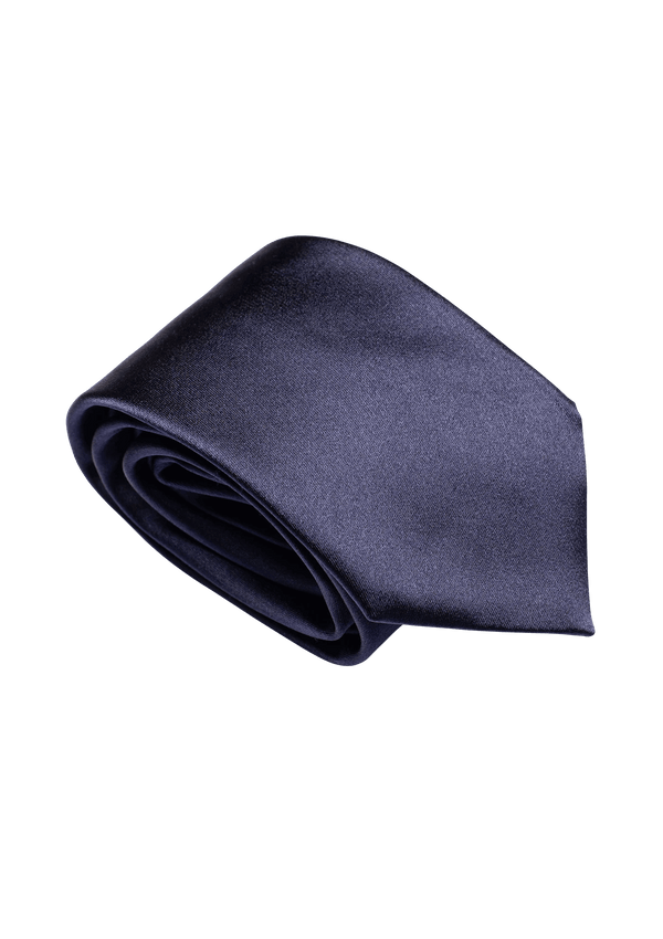 Navy Blue Silk Classic Tie