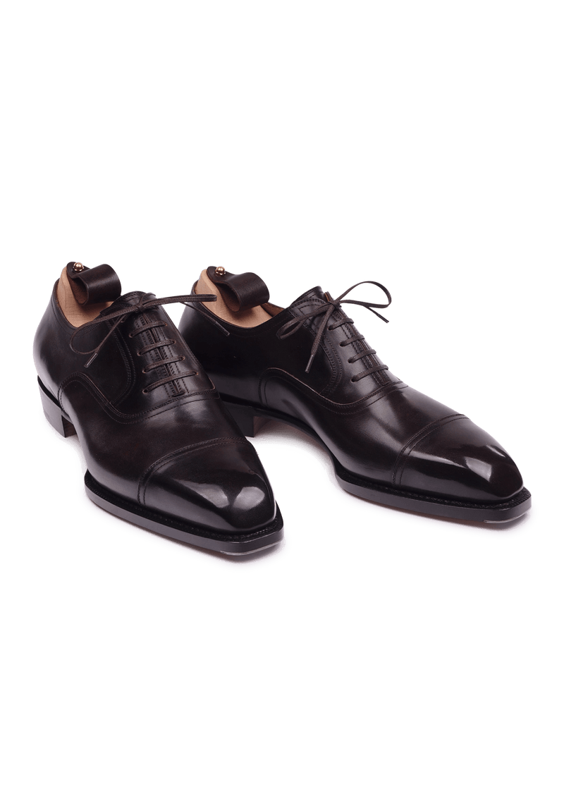 Dark Brown Cap Toe Oxford