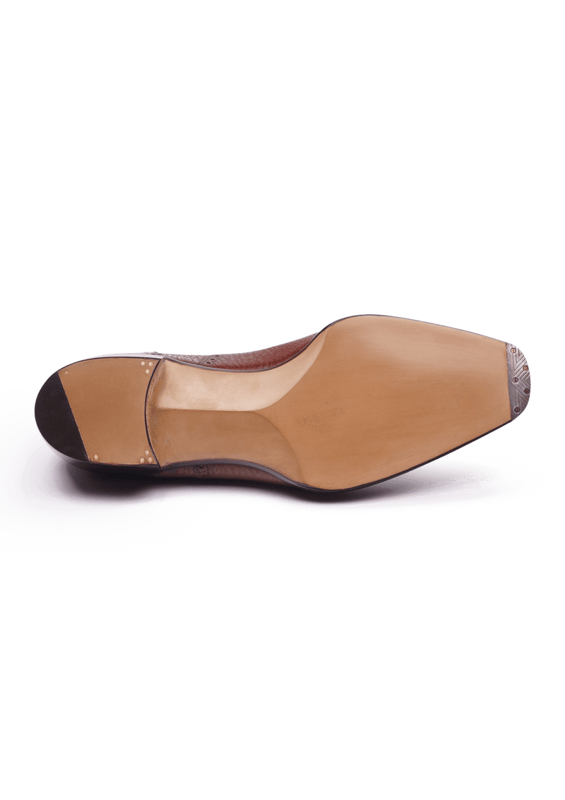 Steel toe sales cap brogues brown