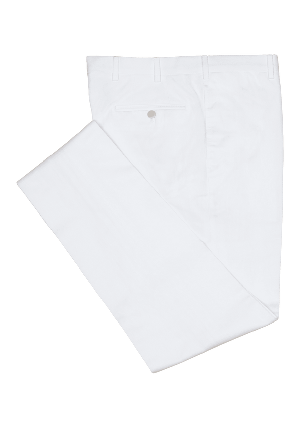 White Men's Cotton Trousers