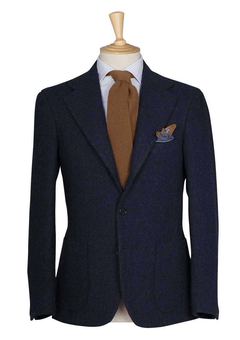 Deep Blue Tweed men's jacket