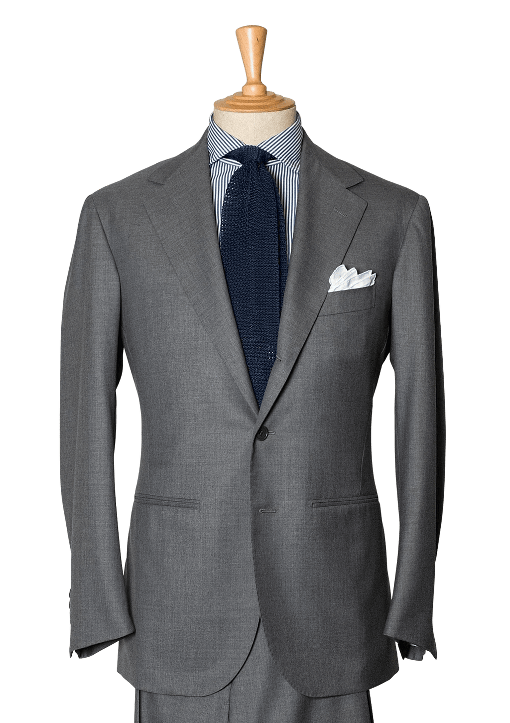 Light Grey Earth Care Loop Wool Suit