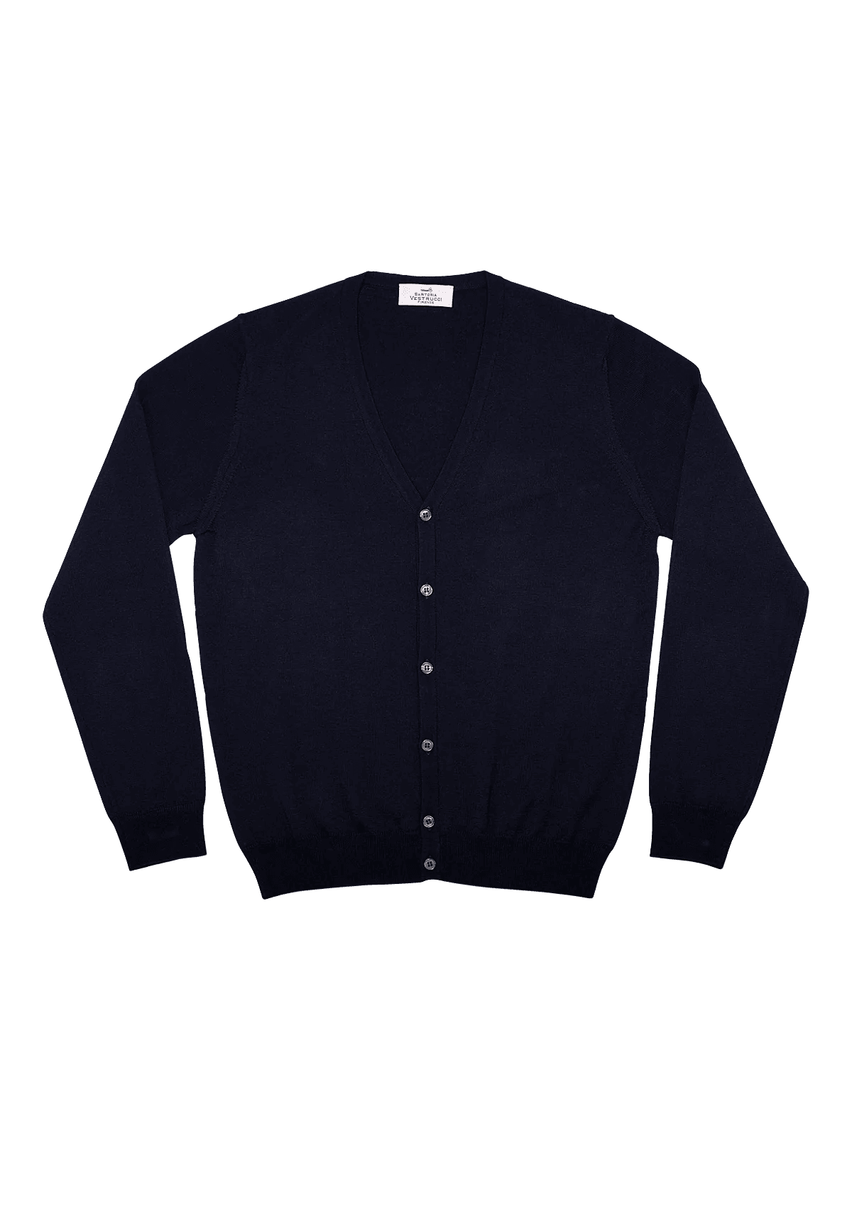 Blue Merino Wool Cardigan – Stefano Bemer
