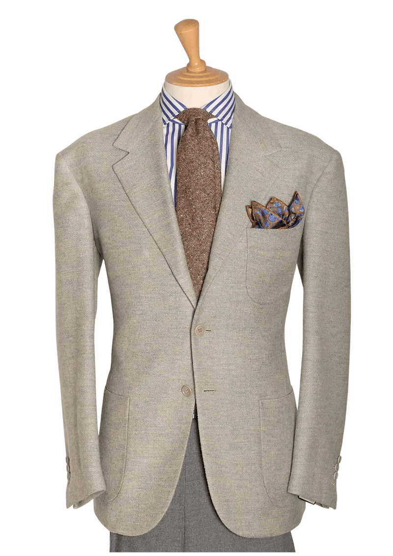 Men's Shetland Wool Single-breasted Jacket