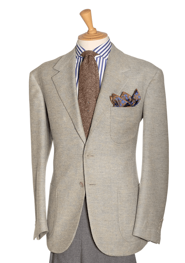 Men's Shetland Wool Single-breasted Jacket